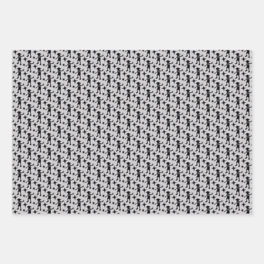 Harry Potter | "Free Dobby" Silhouette Typografie Inpakpapier Vel (Voorkant 2)