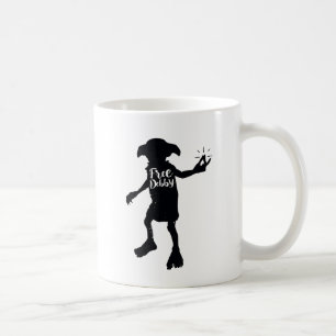 Harry Potter "Free Dobby" Silhouette Typografie Koffiemok