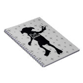 Harry Potter | "Free Dobby" Silhouette Typografie Notitieboek (Rechterzijde)