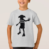 Harry Potter | "Free Dobby" Silhouette Typografie T-shirt (Voorkant)