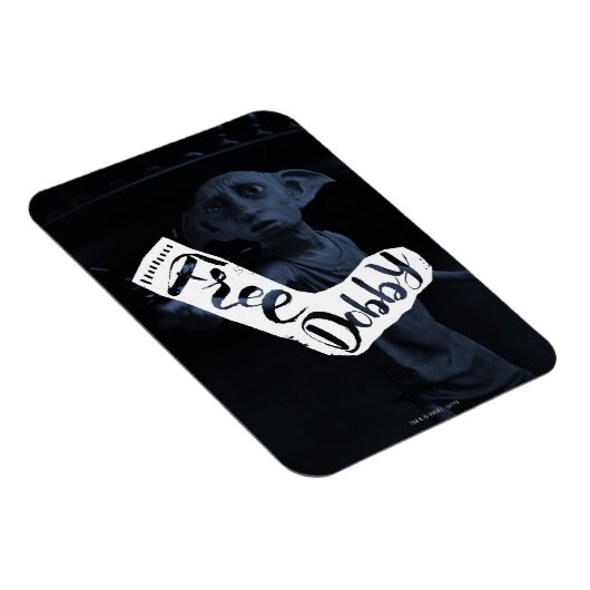 Harry Potter | "Free Dobby" Sock Typografie Magneet (Rechterzijde)