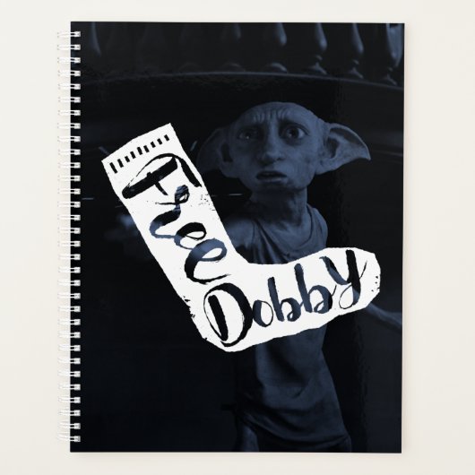 Harry Potter| "Free Dobby" Sock Typography Planner (Voorkant)