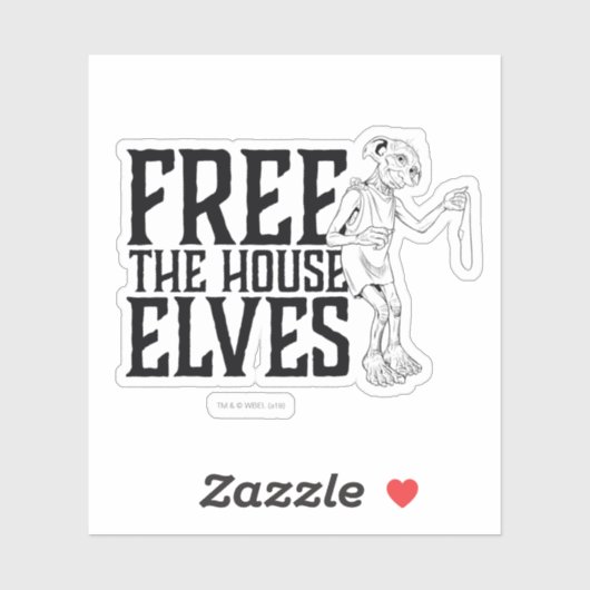 Harry Potter | Free The House Elves Sticker (Vel)