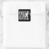 Harry Potter | Free The House Elves Vierkante Sticker (Tas)