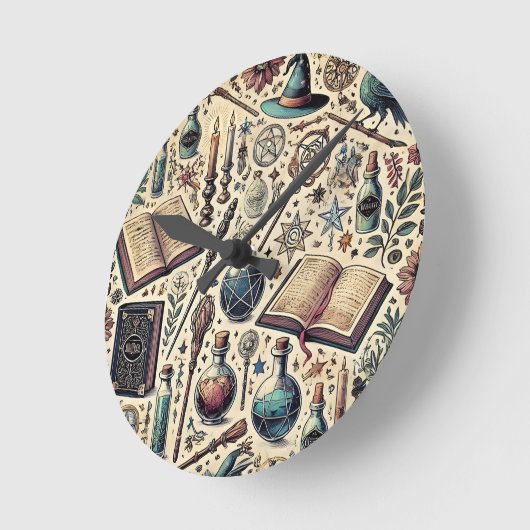 Harry Potter geïnspireerde wandklok (Hoek)