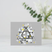 Harry Potter | Geometrisch Reliek der Doden symboo Briefkaart (Staand voorkant)