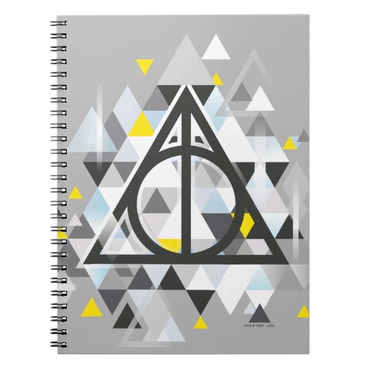 Harry Potter | Geometrisch Reliek der Doden Symboo Notitieboek (Voorkant)