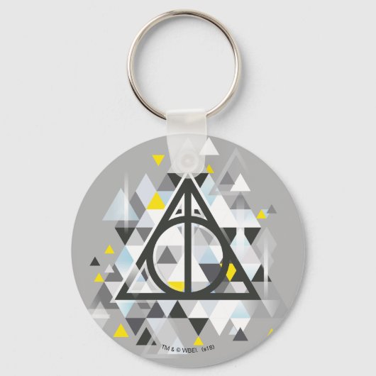 Harry Potter | Geometrisch Reliek der Doden symboo Sleutelhanger (Voorkant)