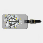 Harry Potter | Geometrisch Symbool van de Doodsbek Bagagelabel (Voorkant horizontaal)