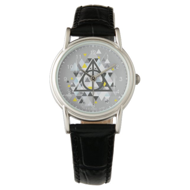 Harry Potter | Geometrisch Symbool van de Relieken Horloge (Voorkant)