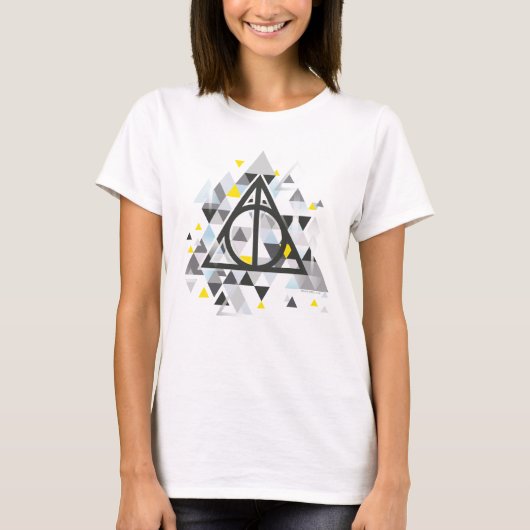 Harry Potter | Geometrisch Symbool van de Relieken T-shirt (Voorkant)