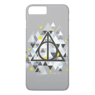 Harry Potter   Geometrisch symbool voor de dode ho iPhone 8/7 Plus Hoesje