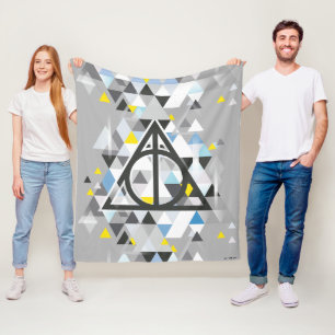 Harry Potter   Geometrisch symbool voor de dode ho Fleece Deken