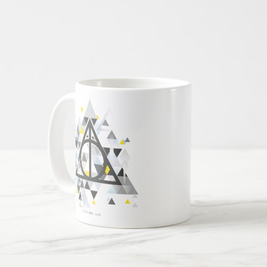 Harry Potter | Geometrisch symbool voor de dode ho Koffiemok (Voorkant links)