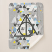 Harry Potter | Geometrisch symbool voor de dode ho Sherpa Deken (Voorkant)