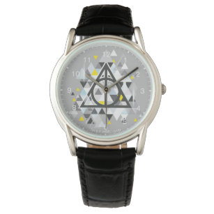 Harry Potter  Geometrisch symbool voor dodelijke h Horloge
