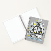 Harry Potter | Geometrische Deathly Hallows-tekeni Notitieboek (Binnen)