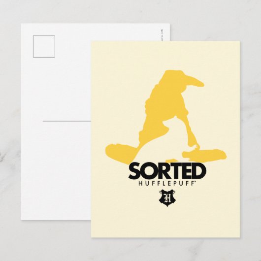 Harry Potter | Gesorteerd in HUFFLEPUFF™ House Briefkaart (Voorkant / Achterkant)
