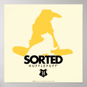 Harry Potter   Gesorteerd in HUFFLEPUFF™ House Poster