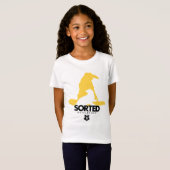 Harry Potter | Gesorteerd in HUFFLEPUFF™ Huis T-shirt (Voorkant volledig)