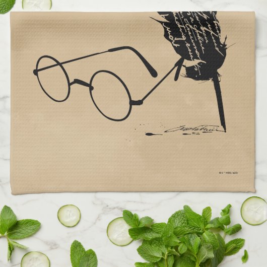 Harry Potter | Glazen en kieuwen Theedoek (Gevouwen)