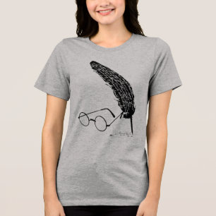 Harry Potter Glazen en kieuwen Tri-Blend Shirt