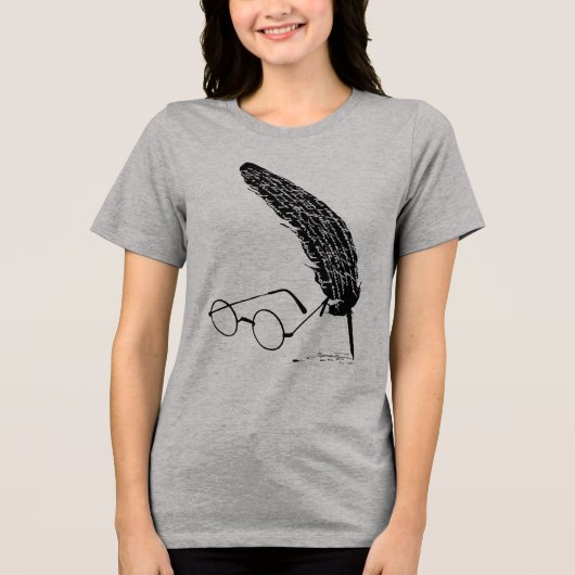 Harry Potter | Glazen en kieuwen Tri-Blend Shirt (Voorkant)