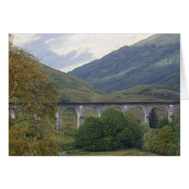 Harry Potter Glenfinnan Viaduct Card (Voorkant Horizontaal)