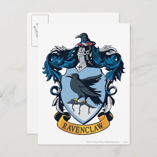 Harry Potter | Gothic Ravenclaw Crest Briefkaart (Voorkant / Achterkant)
