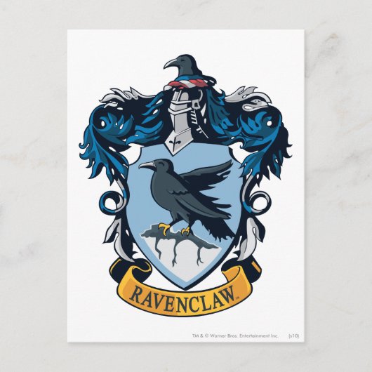 Harry Potter | Gothic Ravenclaw Crest Briefkaart (Voorkant)