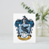 Harry Potter | Gothic Ravenclaw Crest Briefkaart (Staand voorkant)
