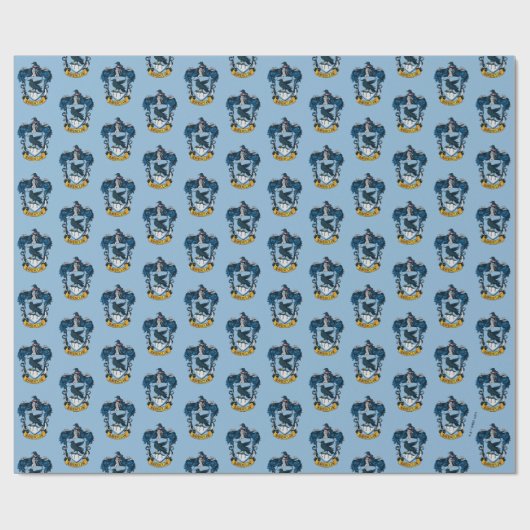 Harry Potter | Gothic Ravenclaw Crest Cadeaupapier (Vlak)