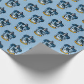 Harry Potter | Gothic Ravenclaw Crest Cadeaupapier (Hoek)