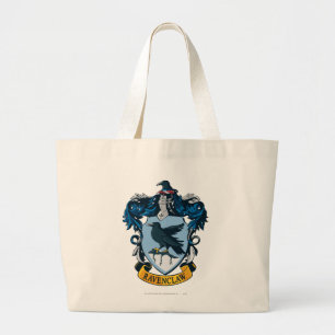 Harry Potter   Gothic Ravenclaw Crest Grote Tote Bag