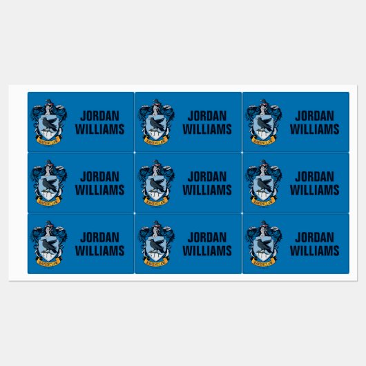Harry Potter | Gothic Ravenclaw Crest Labels (Vel)