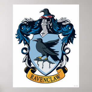 Harry Potter Gothic Ravenclaw Crest Poster