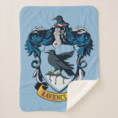 Harry Potter | Gothic Ravenclaw Crest Sherpa Deken (Voorkant)
