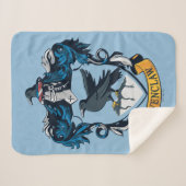 Harry Potter | Gothic Ravenclaw Crest Sherpa Deken (Voorkant (horizontaal))