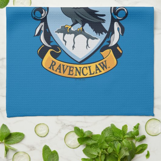 Harry Potter | Gothic Ravenclaw Crest Theedoek (Gevouwen)