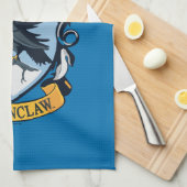 Harry Potter | Gothic Ravenclaw Crest Theedoek (Quarter Fold)