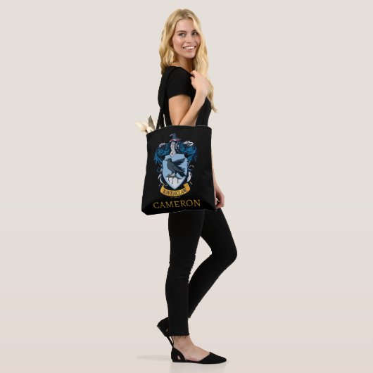 Harry Potter | Gothic Ravenclaw Crest Tote Bag (Op model)