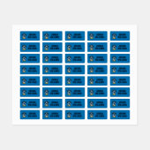 Harry Potter | Gotische Ravenclaw Wapen Labels (Vel)