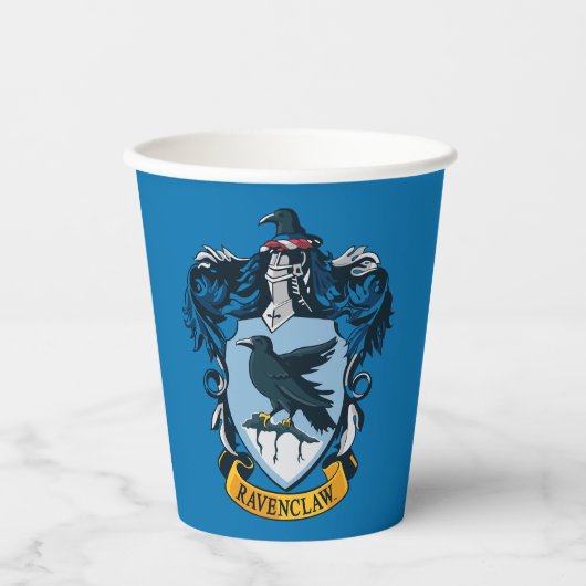 Harry Potter | Gotische Ravenclaw Wapen Papieren Bekers (Voorkant)