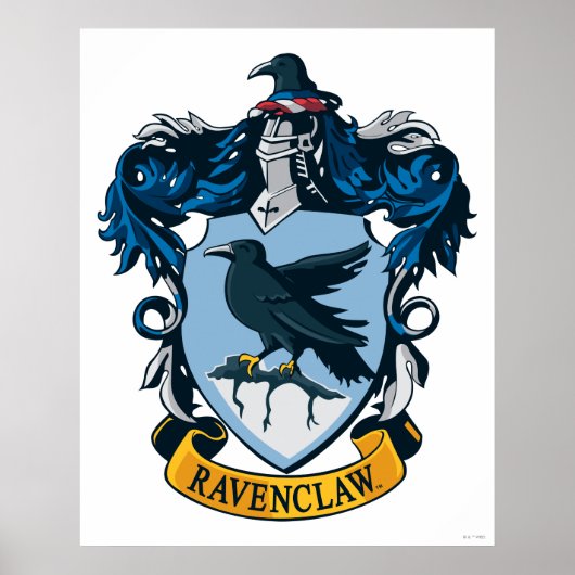Harry Potter | Gotische Ravenclaw Wapen Poster (Voorkant)