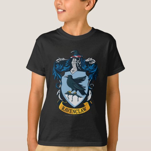 Harry Potter | Gotische Ravenclaw Wapen T-shirt (Voorkant)