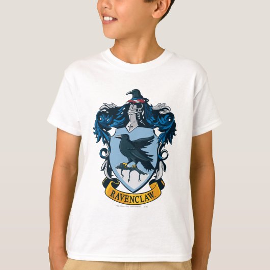 Harry Potter | Gotische Ravenclaw Wapen T-shirt (Voorkant)