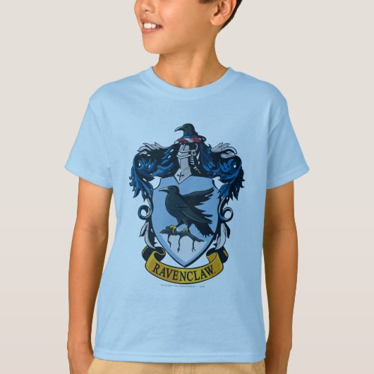 Harry Potter | Gotische Ravenclaw Wapenschild T-shirt (Voorkant)