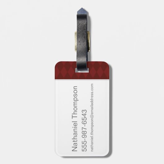 Harry Potter| GRAFFINDOR™ Crest Bagagelabel (Achterkant verticaal)