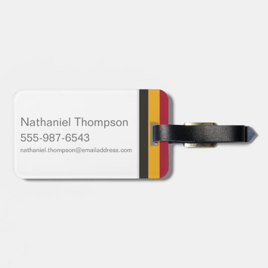 Harry Potter | Grafisch gebied Gryffindor House Pr Bagagelabel (Achterkant horizontaal)