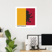 Harry Potter | Grafisch gebied Gryffindor House Pr Poster (Thuiskantoor)